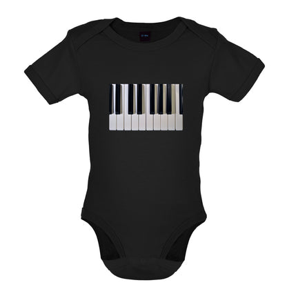 Piano Keys Colour Baby T Shirt