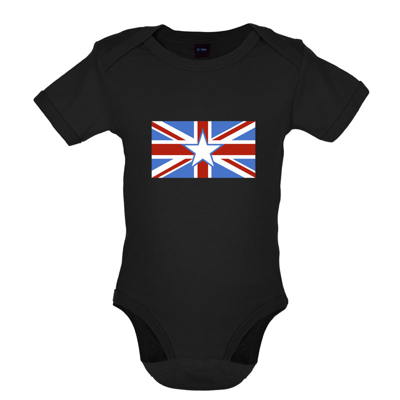 Somalian Union Jack Flag Baby T Shirt