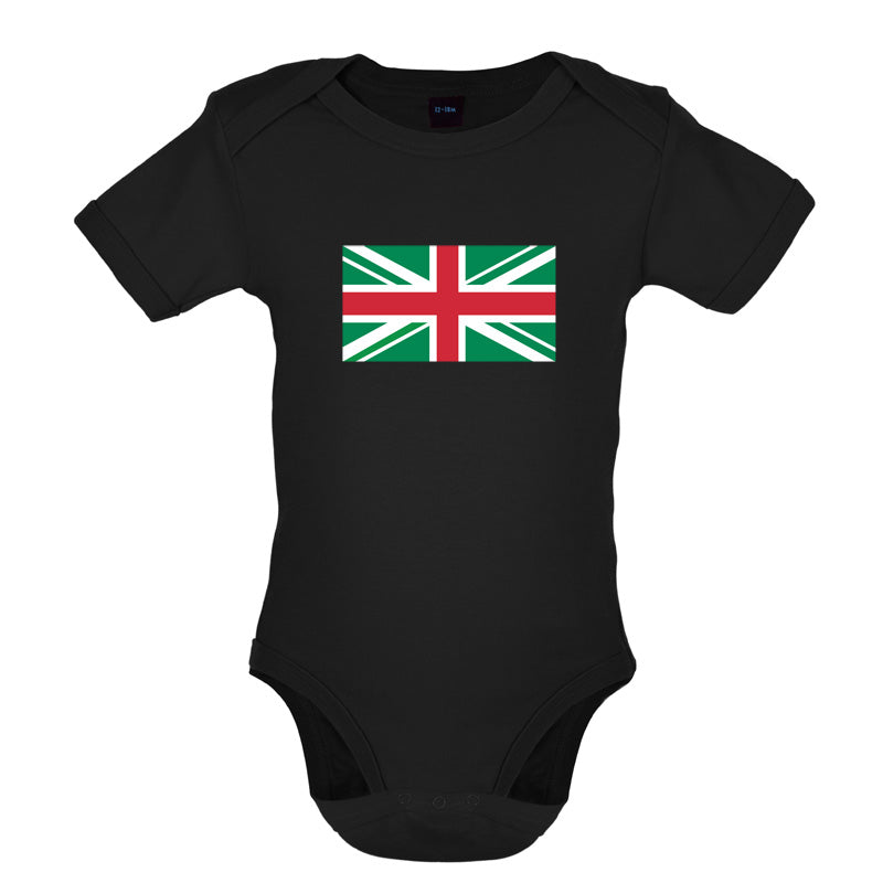 Union Jack Nigeria Flag Baby T Shirt