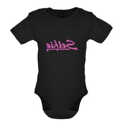 Selfie Backwards Baby T Shirt