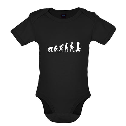Evolution Of Man Master Builder Baby T Shirt