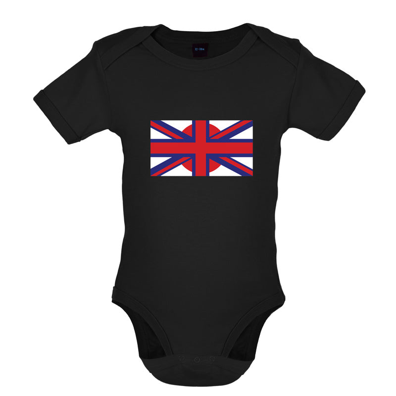 Japanese Union Jack Flag  Baby T Shirt
