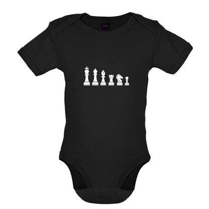 Chess Pieces Baby T Shirt