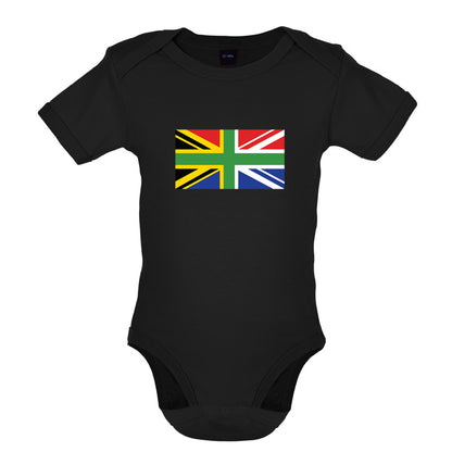 South African Union Jack Flag Baby T Shirt