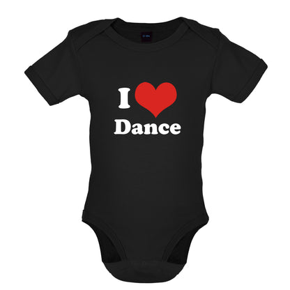 I Love Dance Baby T Shirt