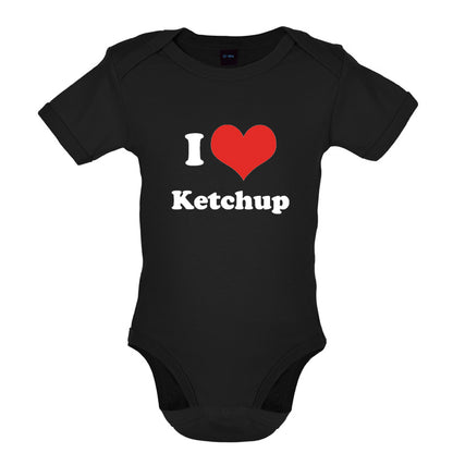 I Love Ketchup Baby T Shirt
