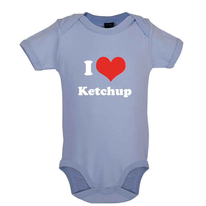 I Love Ketchup Baby T Shirt