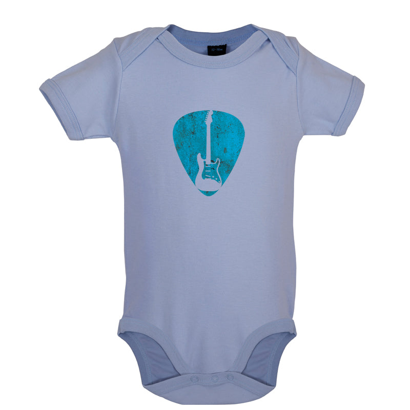 Guitar Pick Full Silhouette Baby T Shirt