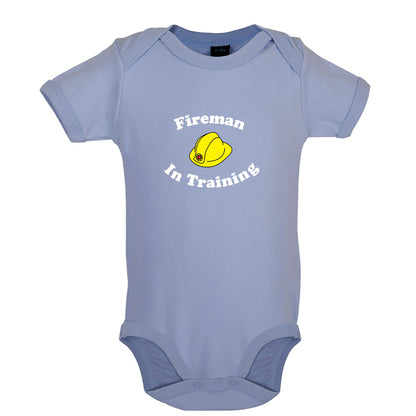 Fireman In Training Baby T Shirt