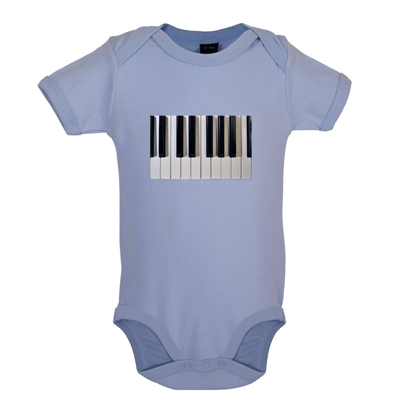 Piano Keys Colour Baby T Shirt