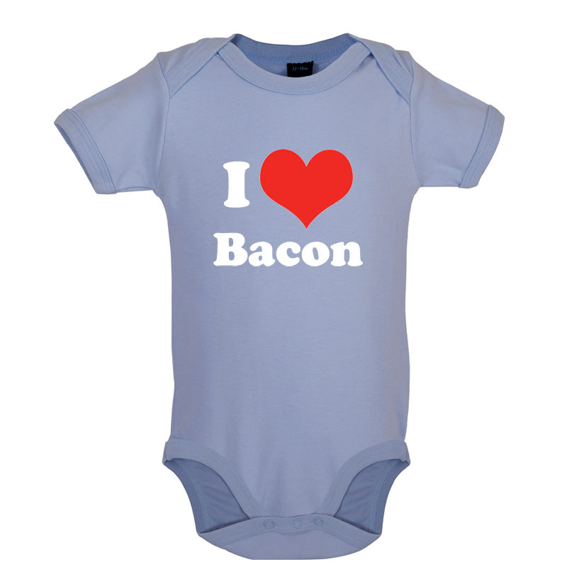 I Love Bacon Baby T Shirt