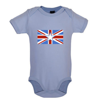 Somalian Union Jack Flag Baby T Shirt
