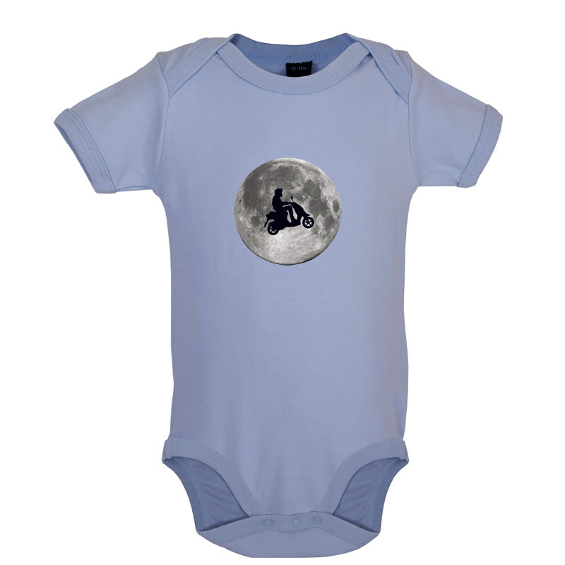Moped Moon Baby T Shirt