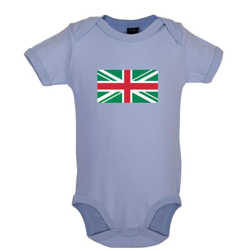 Union Jack Nigeria Flag Baby T Shirt