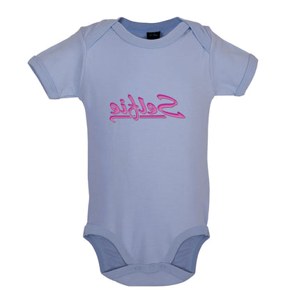 Selfie Backwards Baby T Shirt