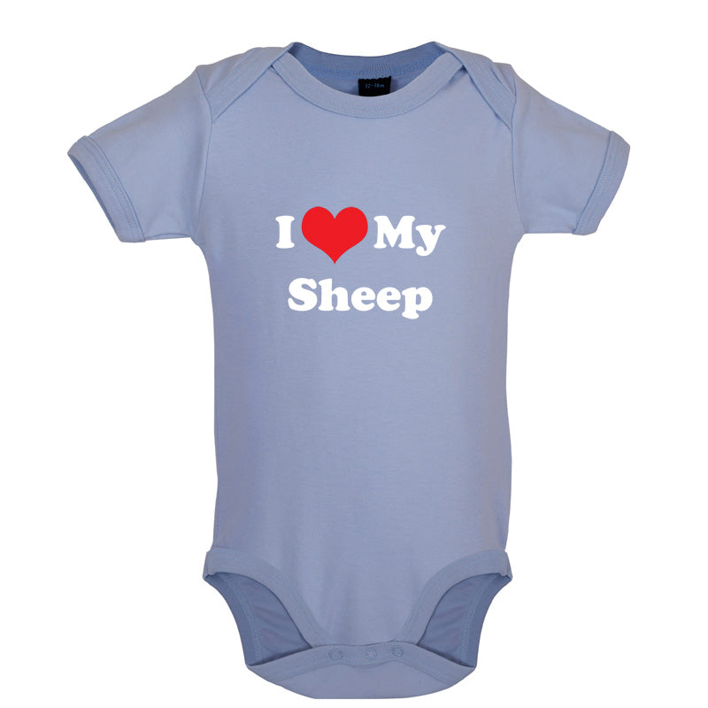 I Love My Sheep Baby T Shirt