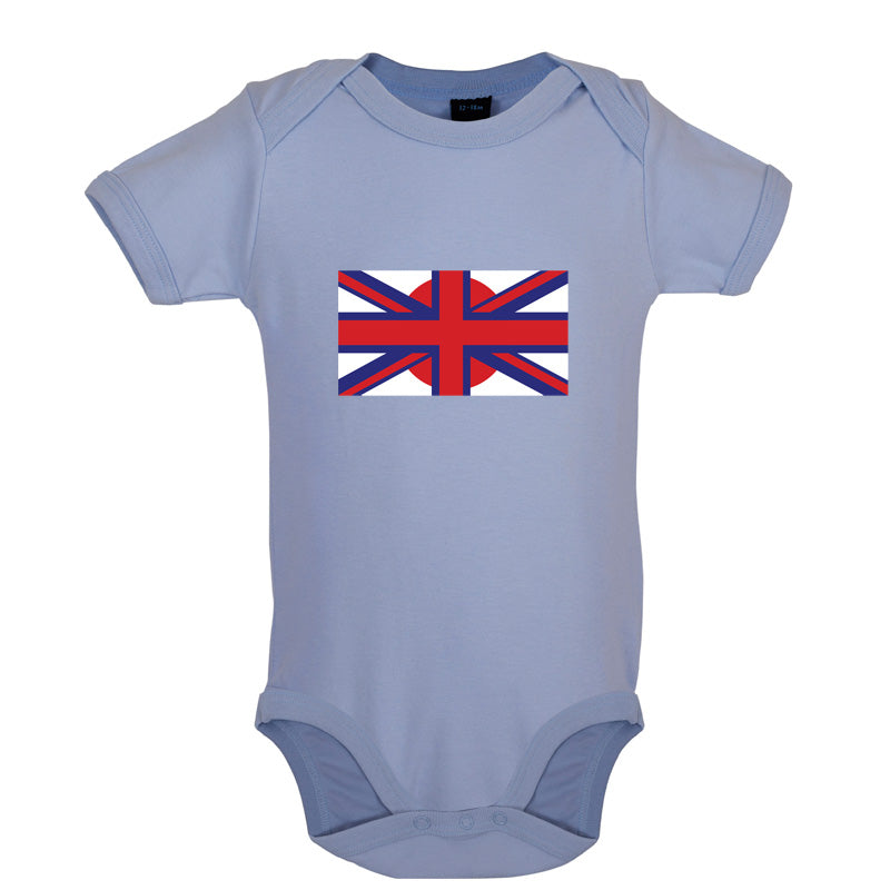 Japanese Union Jack Flag  Baby T Shirt