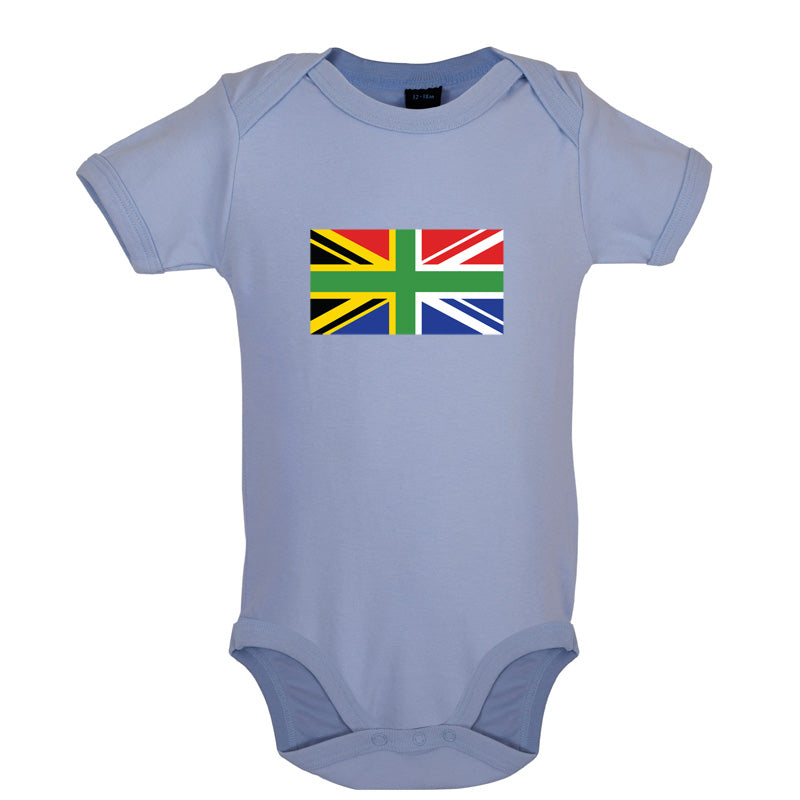 South African Union Jack Flag Baby T Shirt