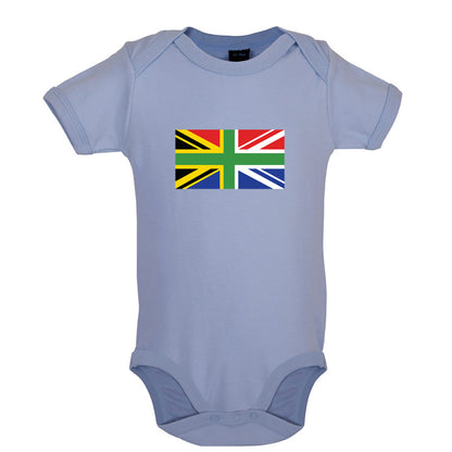 South African Union Jack Flag Baby T Shirt