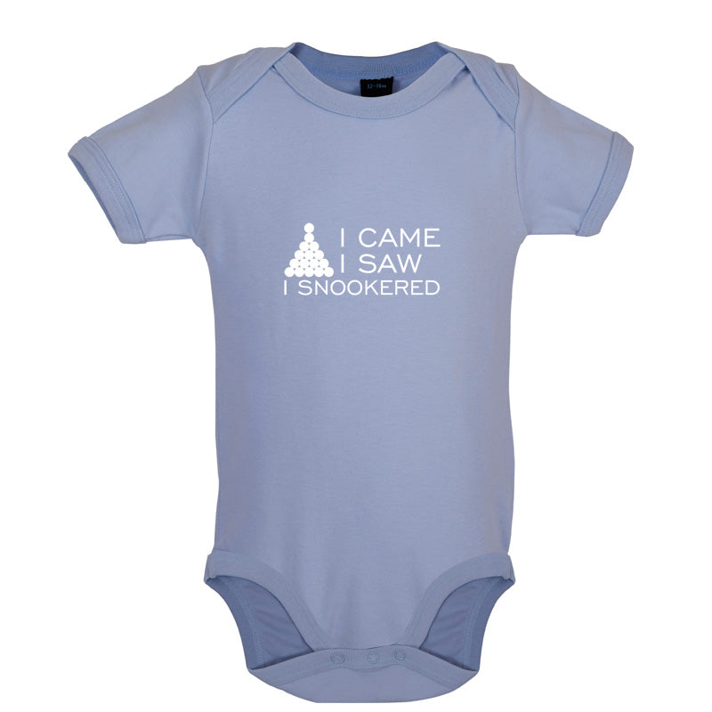 I Came I Saw I Snookered Baby T Shirt