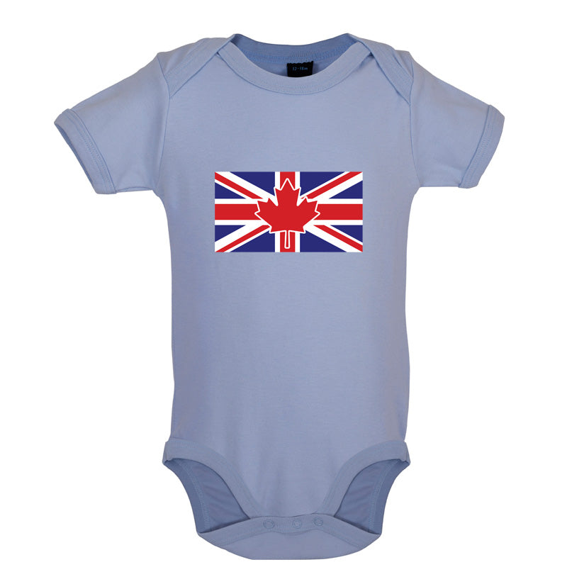 Canadian Union Jack Flag Baby T Shirt