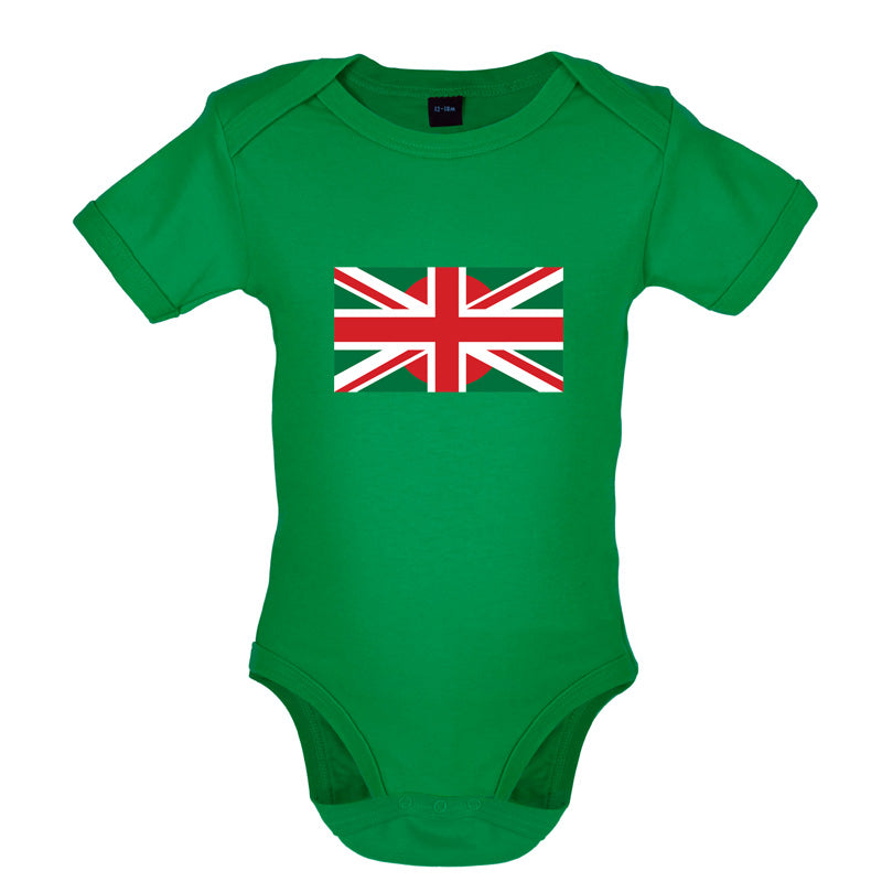 Bangladesh Union Jack Flag Baby T Shirt