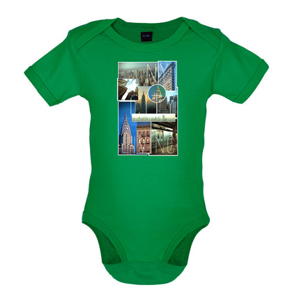 New York City Living Collage Baby T Shirt