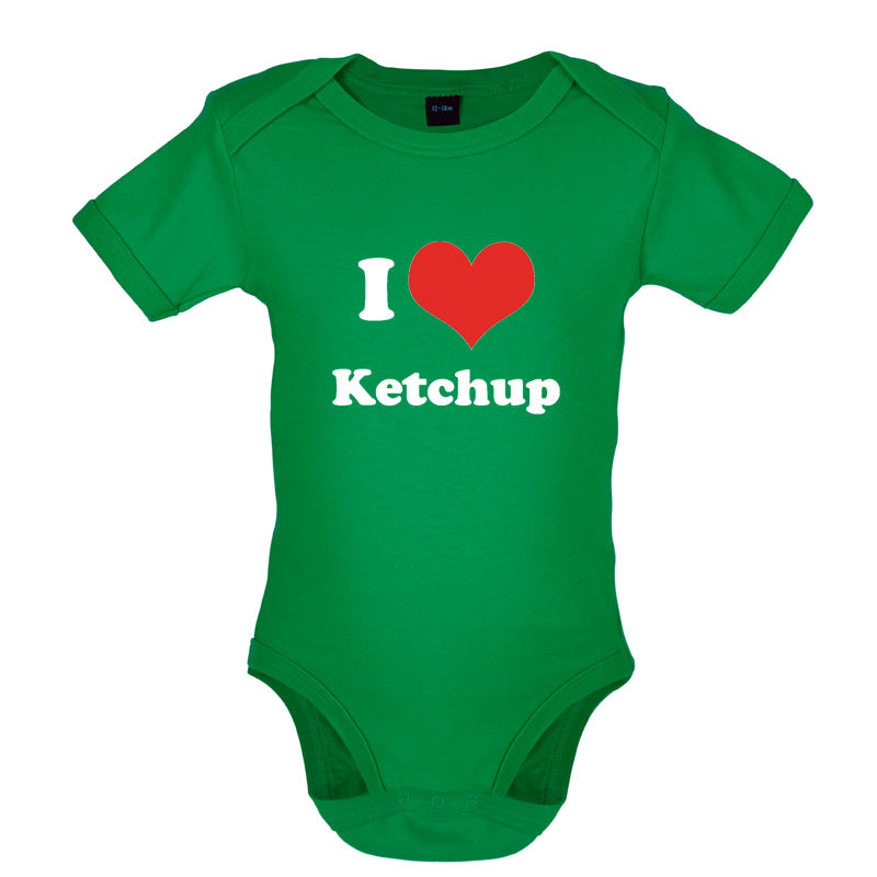 I Love Ketchup Baby T Shirt