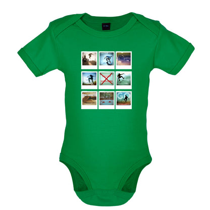 Go Skateboarding Photo Collage Baby T Shirt