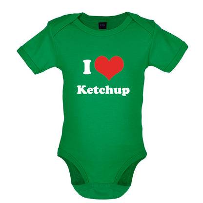 I Love Ketchup Baby T Shirt