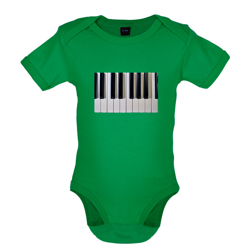 Piano Keys Colour Baby T Shirt