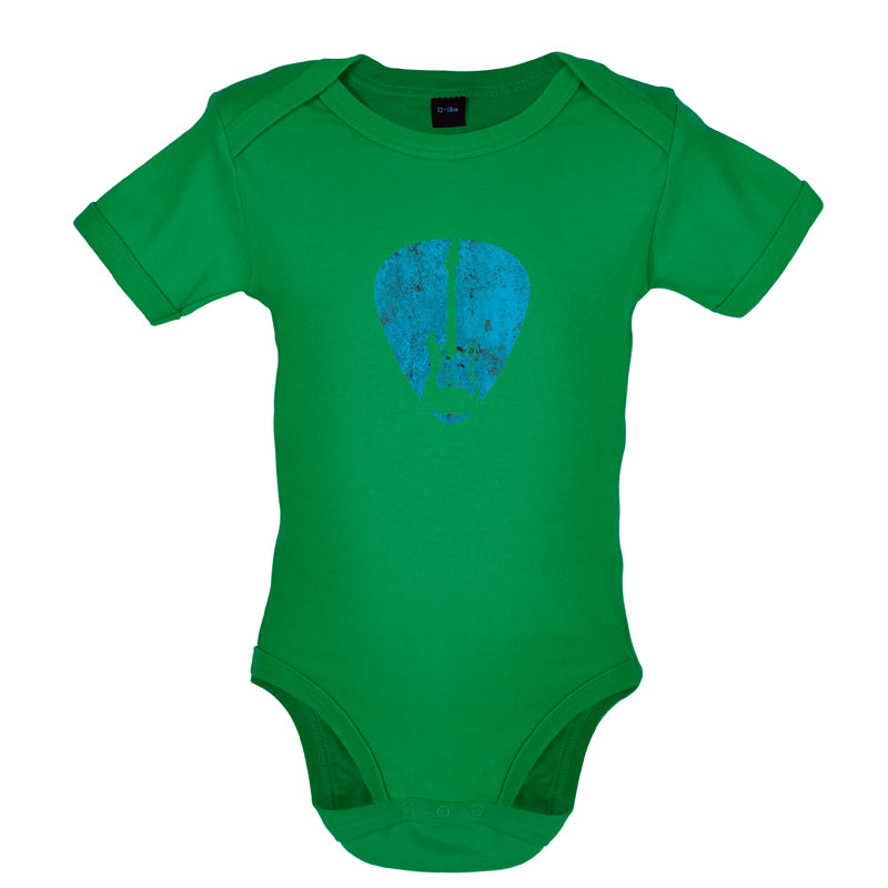 Guitar Pick Full Silhouette Baby T Shirt