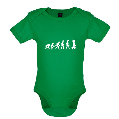 Evolution Of Man Master Builder Baby T Shirt