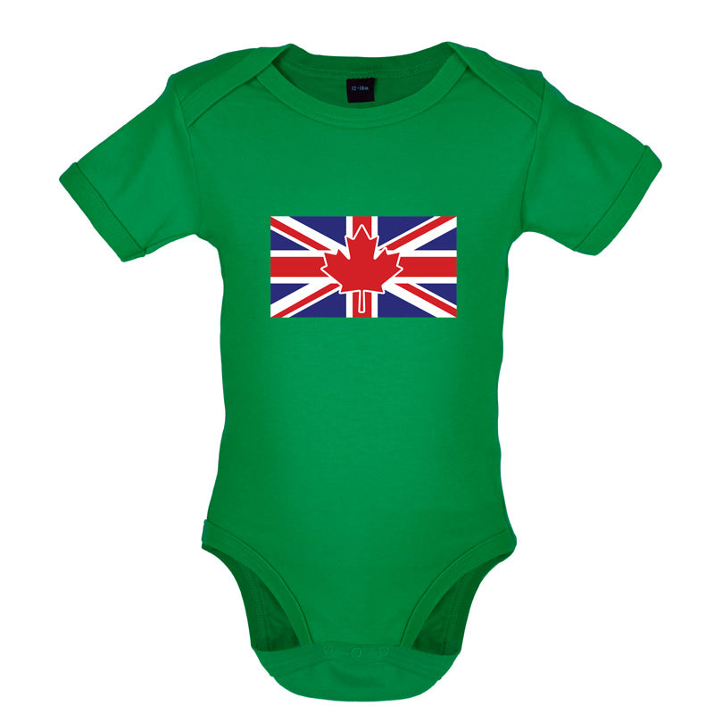 Canadian Union Jack Flag Baby T Shirt