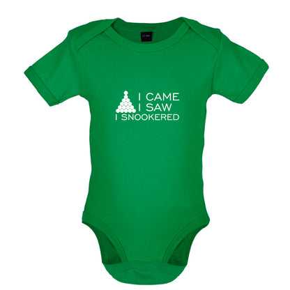 I Came I Saw I Snookered Baby T Shirt