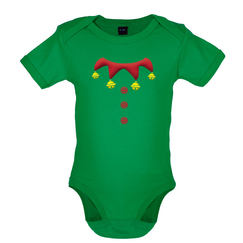 Christmas Elf Suit Baby T Shirt