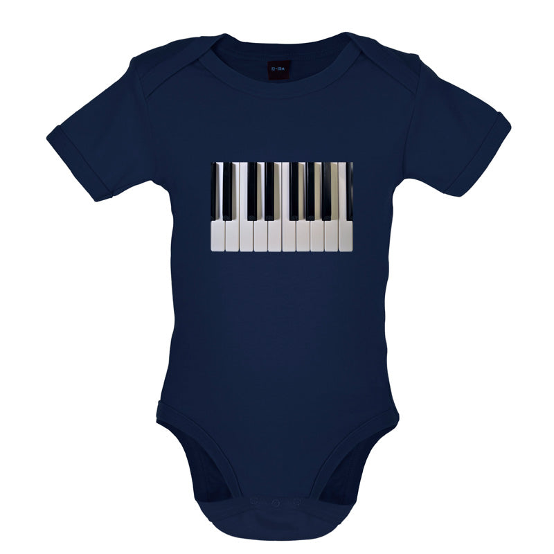Piano Keys Colour Baby T Shirt