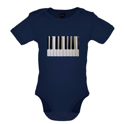 Piano Keys Colour Baby T Shirt