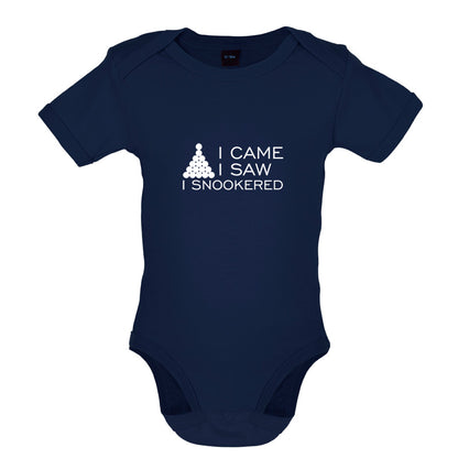 I Came I Saw I Snookered Baby T Shirt