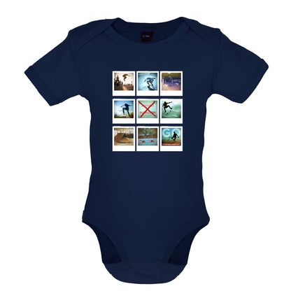 Go Skateboarding Photo Collage Baby T Shirt