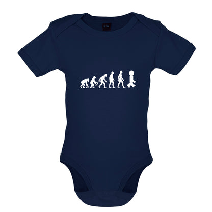Evolution Of Man Master Builder Baby T Shirt