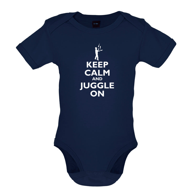 Keep Calm and Juggle On Baby T Shirt