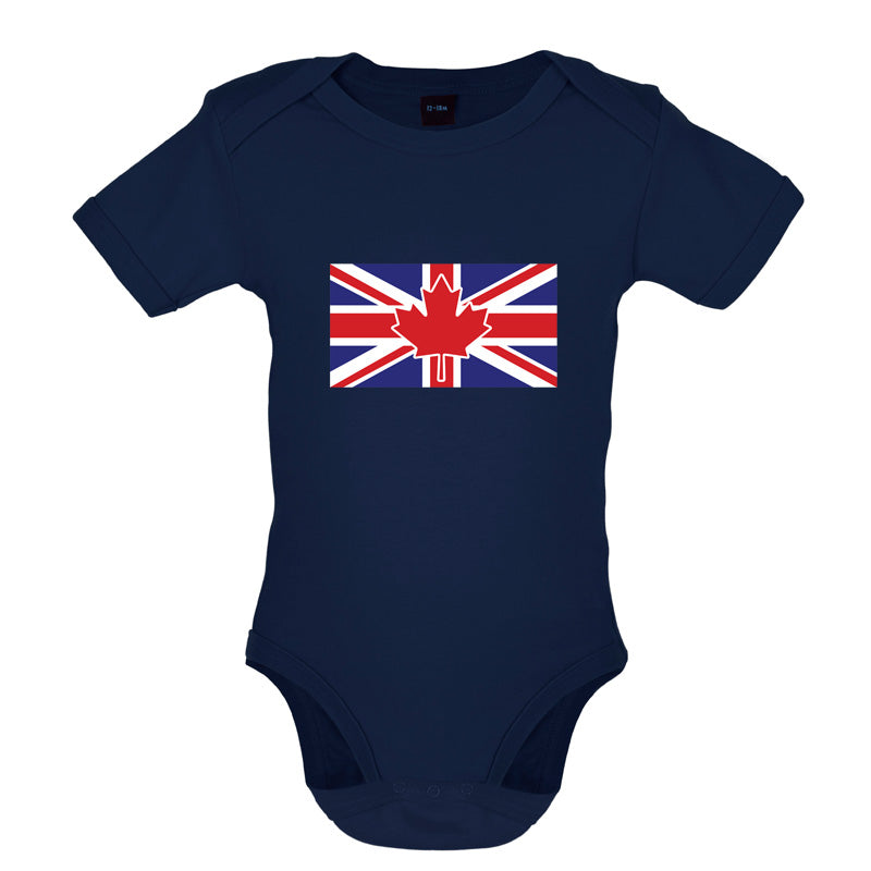 Canadian Union Jack Flag Baby T Shirt
