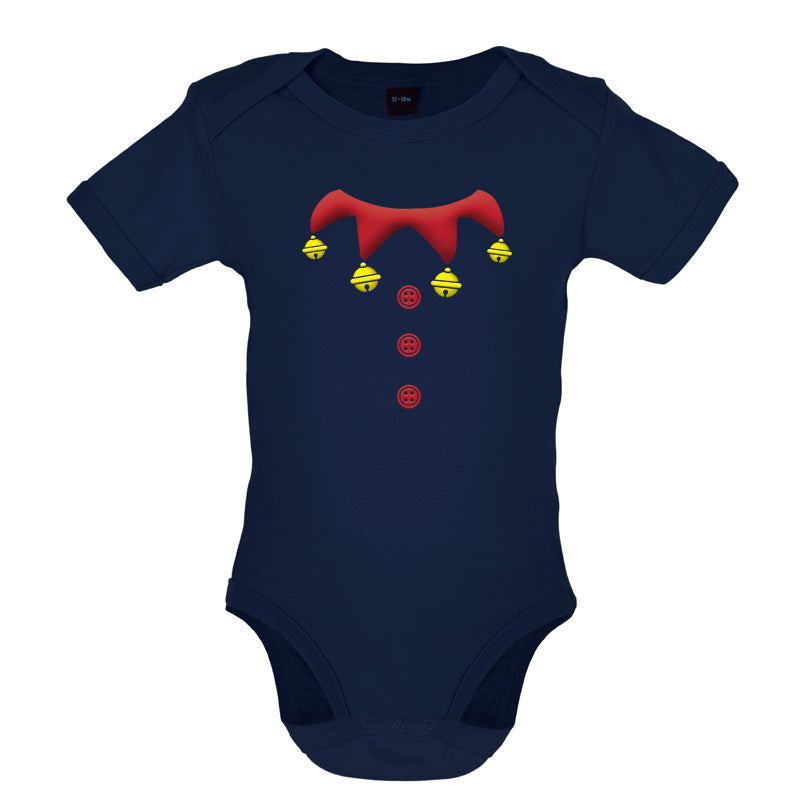 Christmas Elf Suit Baby T Shirt