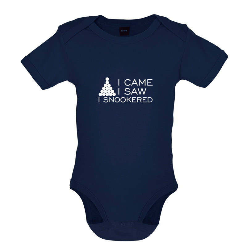 I Came I Saw I Snookered Baby T Shirt