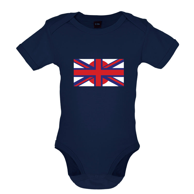 Japanese Union Jack Flag  Baby T Shirt