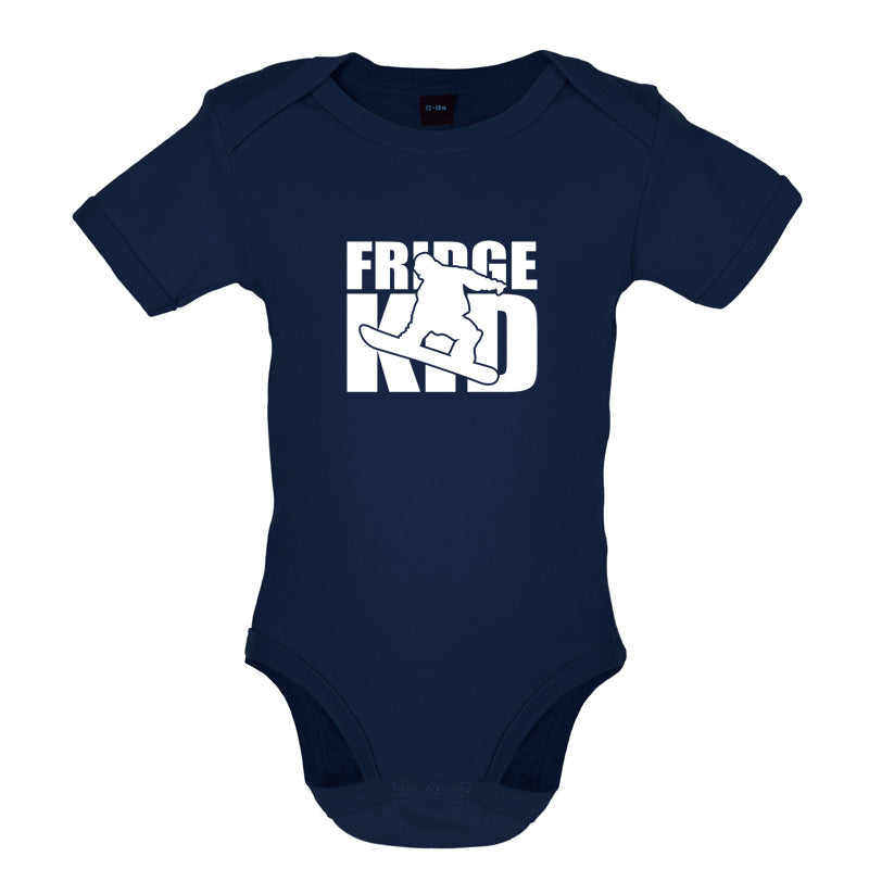 Fridge Kids Snowboard Baby T Shirt
