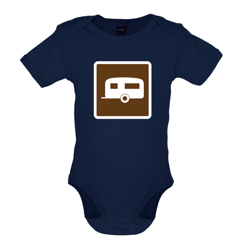 Caravan Sign Baby T Shirt