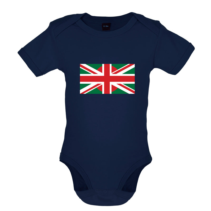 Bangladesh Union Jack Flag Baby T Shirt