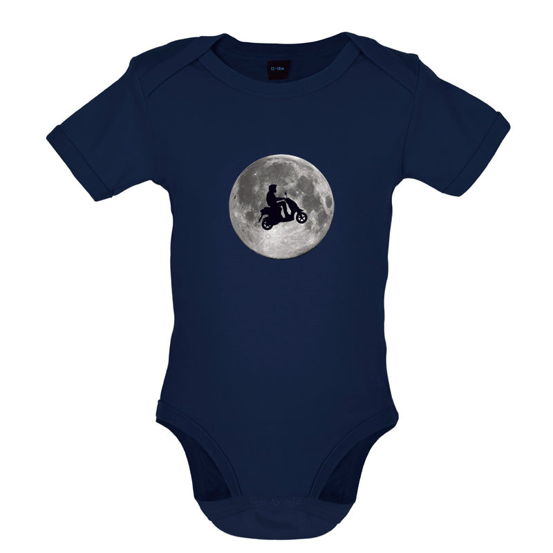 Moped Moon Baby T Shirt